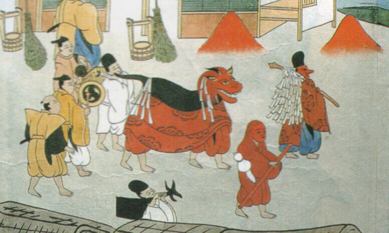 江戸時代の麒麟獅子舞